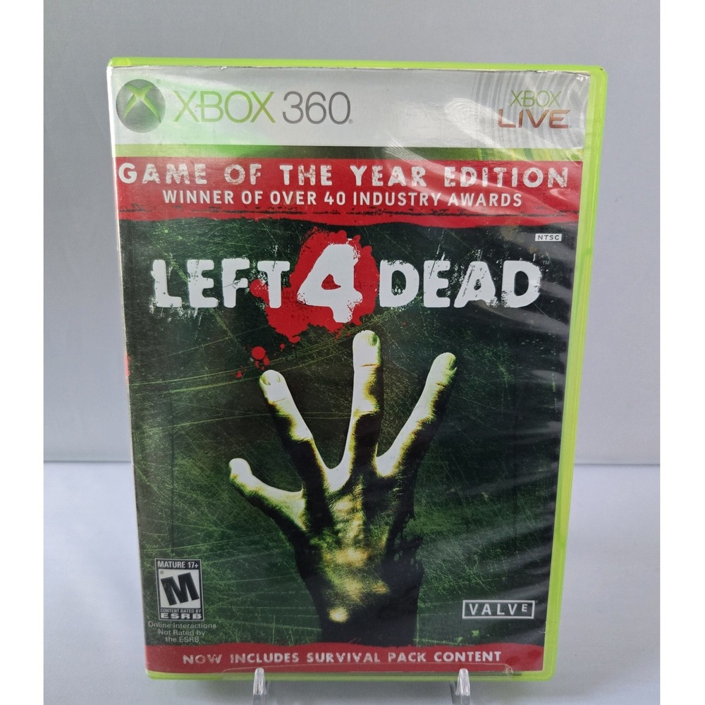 Left 4 Dead Game of the Year GOTY - Xbox 360 - CIB - Case Disc Manual Working